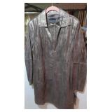 NWT Pamela McCoy Suede Leather Duster Jacket