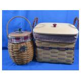 2 Longaberger Baskets (very good cond)