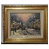 Thomas Kinkade Framed The Season of Giving-Ltd Ed