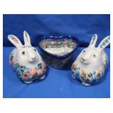 Unikat Handmade Polish Pottery Pieces w/Designer