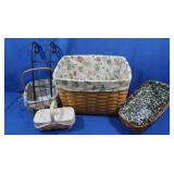 4 Longaberger Baskets (very good cond)