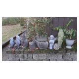 Outdoor Decor-Frogs, Bunnies (some