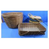 3 Longaberger Baskets (very good cond)