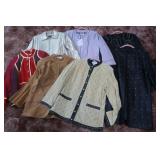 Suede Leather Jackets-sz Lg