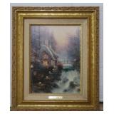 Thomas Kinkade Framed Sweetheart Cottage II w/COA