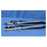 2 Decorative Swords-Pakistan, Stainless