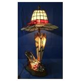 Stained Glass Lamp-Shoe & Hat