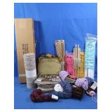 Yarn, Needlework Frame & more