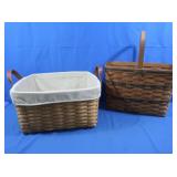 2 Longaberger Baskets (very good cond)