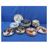 Marshall Pottery, Danbury Mint Plates & more