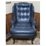 Genuine Top Grain Leather Armchair by Classic