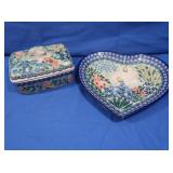 Unikat Handmade Polish Pottery Pieces w/Designer