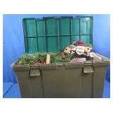 Christmas Supplies w/Lg HD Tote & Lid