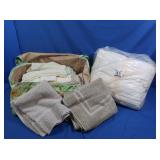 Towels(mostly new) w/Storage Bag