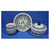 Handmade Polish Pottery Pieces-Stamped w/Designer