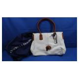 NWT Dooney & Bourke White Large Champ Tote w/Dust