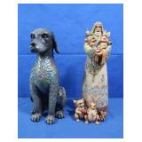 2 Jim Shore Figures-Cosmo, Lord Make Me an