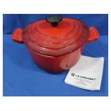 Le Creuset Heart Glazed Ceramic Cast Iron Covered