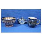 Unikat Handmade Polish Pottery Pieces-Stamped
