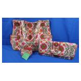 New Vera Bradley-Pleated Tote, Not Just A Clutch,