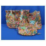 New Vera Bradley-Go Round Tote, Tote, Good Book