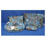 New Vera Bradley-LC Bow Cosmetic, Travel