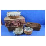 5 Longaberger Baskets (very good cond)