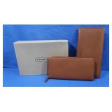 2 NWT Coach Leather Wallets