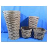 4 Longaberger Baskets (very good cond)