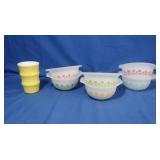 6 Glassbake Serving Bowls