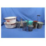 Planters, Enamelware & more