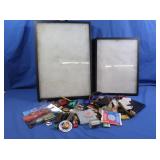 Antique Eye Glasses, Wooden Nickles, 2 Shadow