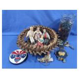 Mason Jar-Lighted w/Decor, Hallmark Historic