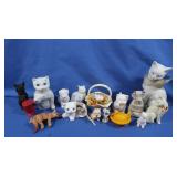 Orange Slag Hen on Nest, Cat Figurines & more