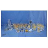 Glassware Misc Cups/Mugs incl Notre Dame & more