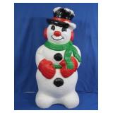 Plastic Snowman Outdoor Decor