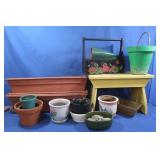 Planters, Stool & more