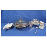 Silverplate Serving Dish, Lenox & more