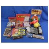 Vintage Dominoes, Conversation Cards, Flinch &