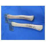 2 Ozark Trail 1.25lb Hatchets w/Hickory Handles