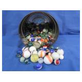 1/2 Coffee Can of Marbles
