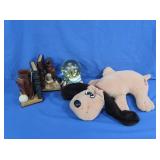 Golf Snow Globe, Golf Bookends, Stuffed Animal