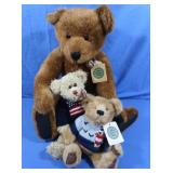 2 Boyds Teddy Bears, Ty Teddy Bear