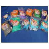 11 McDonalds Ty Plush Toys