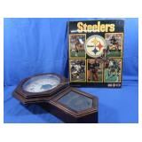 Verichron Electric Hanging Chime Clock, Steeler