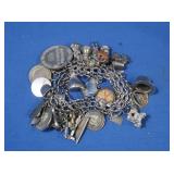 Sterling Charm Bracelet & Charms(mostly sterling)