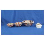Vintage Handpainted Oriental Fruit Bowl & more