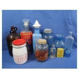 Clorox Amber Jug, Decanters, Vintage Containers