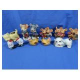 Vintage Mice Ceramic Knicknacks, Mouse