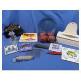 Enamel Tissue Box Holder, Apple Candles & more